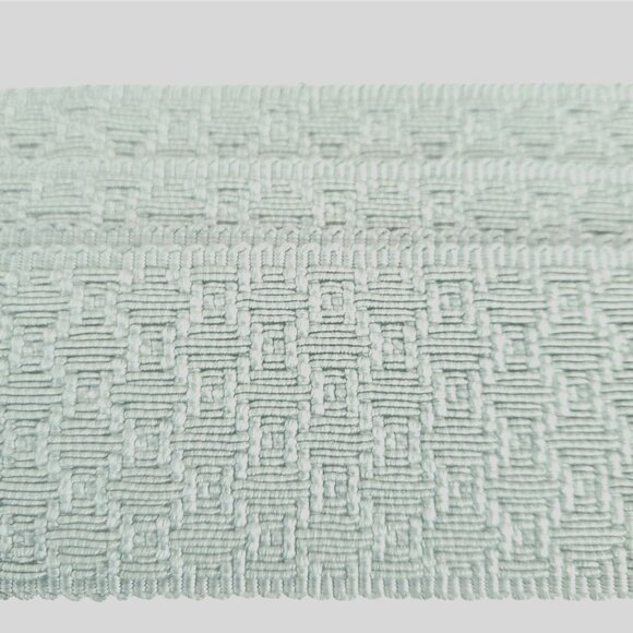 Samuel & Sons 2.25 Yards Lagoon Le Jardin Silk Border Trim 1.75" Discontinued - Picture 4 of 7